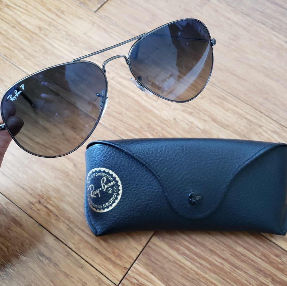 Ray Ban Polarized Large Size Aviators